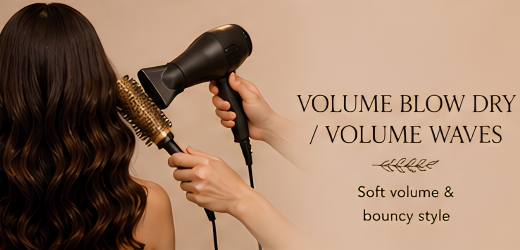 Hair Styling Volume Waves finish